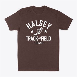 Halsey Junior High School Track and Field Classic Dad T-Shirt
