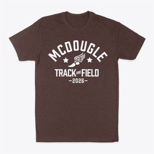 Charles & Lucile Mcdougle Elementary Track and Field Classic Dad T-Shirt