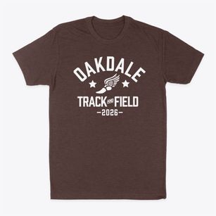 Oakdale Elementary School Track and Field Classic Dad T-Shirt