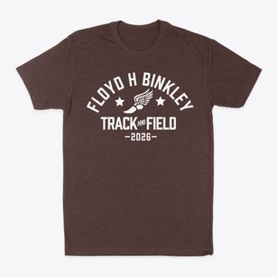 Floyd H Binkley Middle School Track and Field Classic Dad T-Shirt