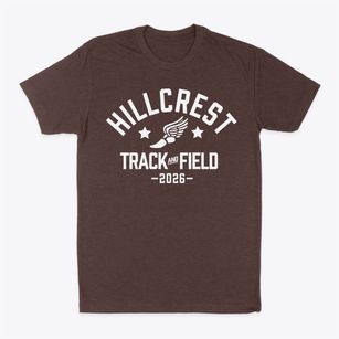 Hillcrest Academy Track and Field Classic Dad T-Shirt