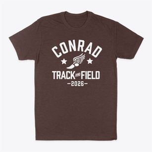 Emmet J Conrad High School Track and Field Classic Dad T-Shirt