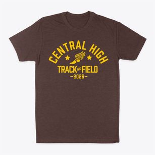 Central High School Track and Field Classic Dad T-Shirt