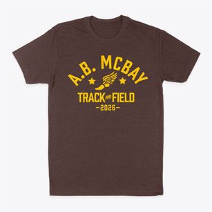 A.b. Mcbay Elementary School Track and Field Classic Dad T-Shirt