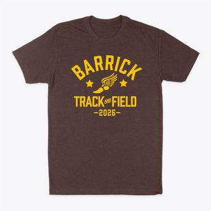 Barrick Elementary School Track and Field Classic Dad T-Shirt