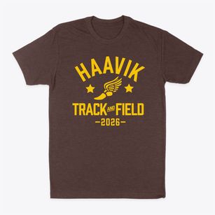 Haavik High School Track and Field Classic Dad T-Shirt
