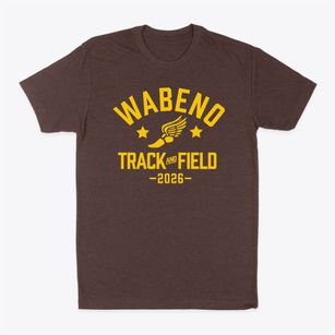 Wabeno Elementary School Track and Field Classic Dad T-Shirt