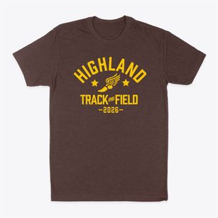 Highland Intermediate School Track and Field Classic Dad T-Shirt