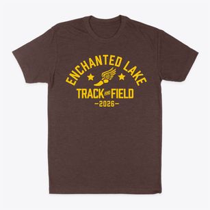 Enchanted Lake Elementary School Track and Field Classic Dad T-Shirt