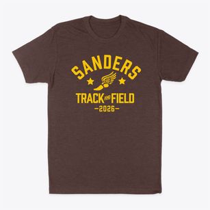 Sanders Academy Track and Field Classic Dad T-Shirt