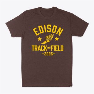 Edison Junior High School Track and Field Classic Dad T-Shirt