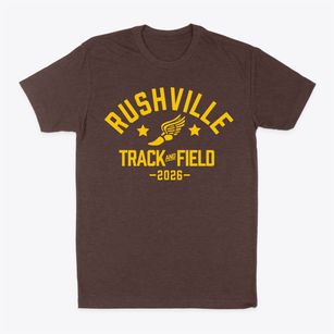 Rushville Elementary School Track and Field Classic Dad T-Shirt