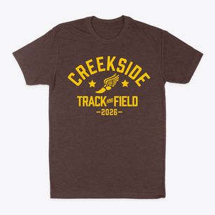 Creekside Junior High School Track and Field Classic Dad T-Shirt