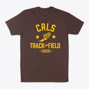 Crls Track and Field Classic Dad T-Shirt