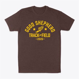 Good Shepherd Lutheran Elementary School Track and Field Classic Dad T-Shirt