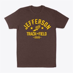 Jefferson Elementary School Track and Field Classic Dad T-Shirt