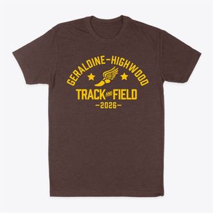 Geraldine-highwood Track and Field Classic Dad T-Shirt