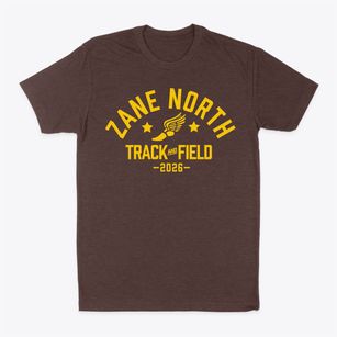 Zane North Elementary School Track and Field Classic Dad T-Shirt