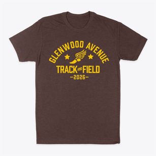 Glenwood Avenue Elementary School Track and Field Classic Dad T-Shirt