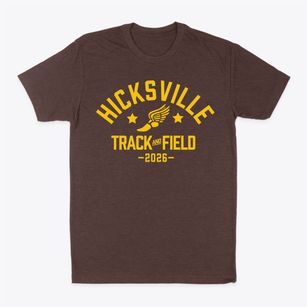Hicksville High School Track and Field Classic Dad T-Shirt