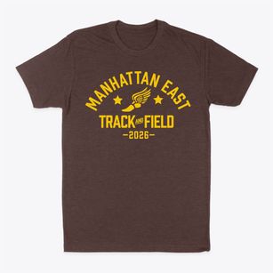 Manhattan East Middle School Track and Field Classic Dad T-Shirt