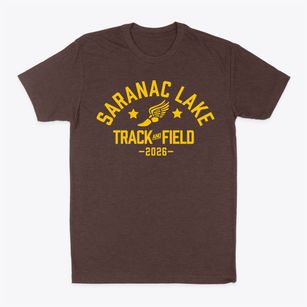 Saranac Lake Middle School Track and Field Classic Dad T-Shirt