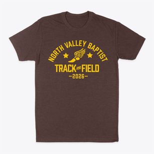 North Valley Baptist School Track and Field Classic Dad T-Shirt
