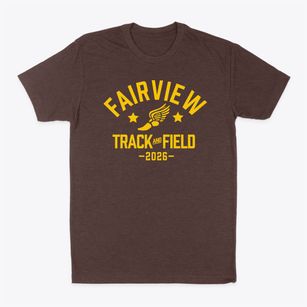 Fairview High School Track and Field Classic Dad T-Shirt