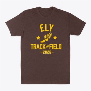 Ely Elementary School Track and Field Classic Dad T-Shirt