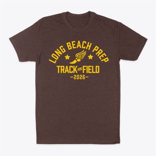Long Beach Prep Academy Middle Track and Field Classic Dad T-Shirt