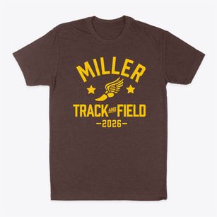 Miller Middle School Track and Field Classic Dad T-Shirt