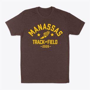 Manassas High School Track and Field Classic Dad T-Shirt