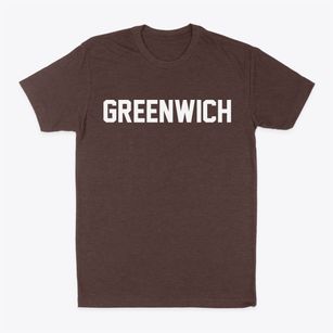 Greenwich Connecticut Classic Block Classic Dad T-Shirt