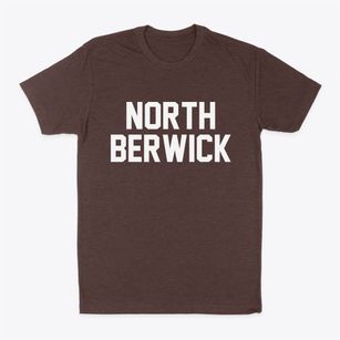 North Berwick Maine Classic Block Classic Dad T-Shirt