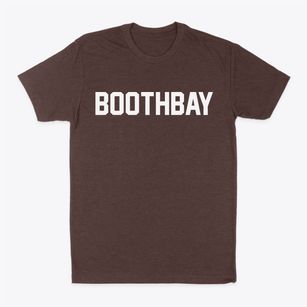 Boothbay Maine Classic Block Classic Dad T-Shirt