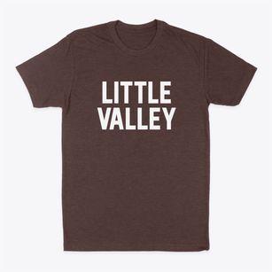 Little Valley New York Classic Block Classic Dad T-Shirt