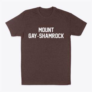 Mount Gay-shamrock West Virginia Classic Block Classic Dad T-Shirt