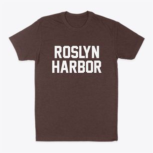 Roslyn Harbor New York Classic Block Classic Dad T-Shirt