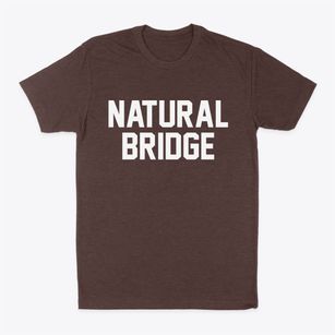 Natural Bridge New York Classic Block Classic Dad T-Shirt