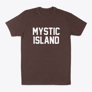 Mystic Island New Jersey Classic Block Classic Dad T-Shirt