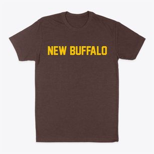 New Buffalo Michigan Classic Block Classic Dad T-Shirt