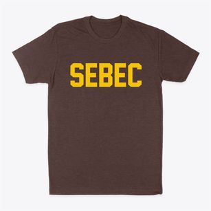 Sebec Maine Classic Block Classic Dad T-Shirt