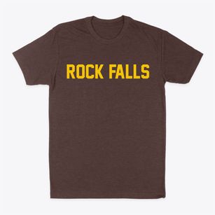 Rock Falls Illinois Classic Block Classic Dad T-Shirt