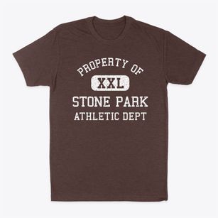 Stone Park Illinois Athletic Dept Classic Dad T-Shirt
