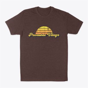 Pewaukee Village Wisconsin Sublime Sunset Classic Dad T-Shirt