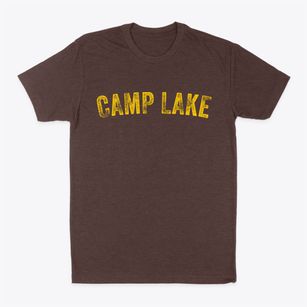 Camp Lake Wisconsin Timeless Retro Classic Dad T-Shirt