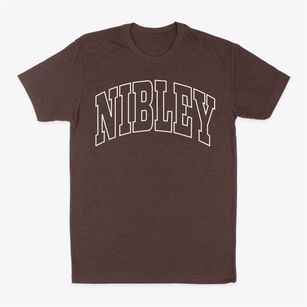 Nibley Utah Trendy Block Classic Dad T-Shirt