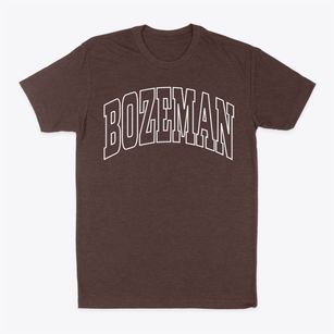 Bozeman Montana Trendy Block Classic Dad T-Shirt