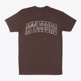 Attleboro Massachusetts Trendy Block Classic Dad T-Shirt