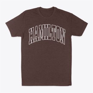 Hamilton Wisconsin Trendy Block Classic Dad T-Shirt